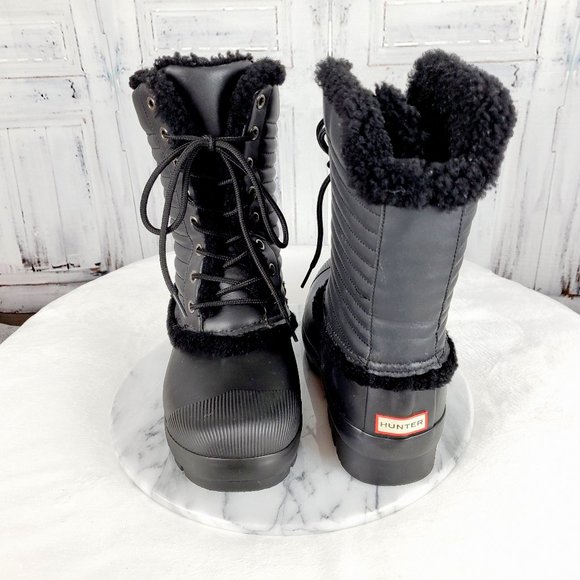 hunter fur lined boots